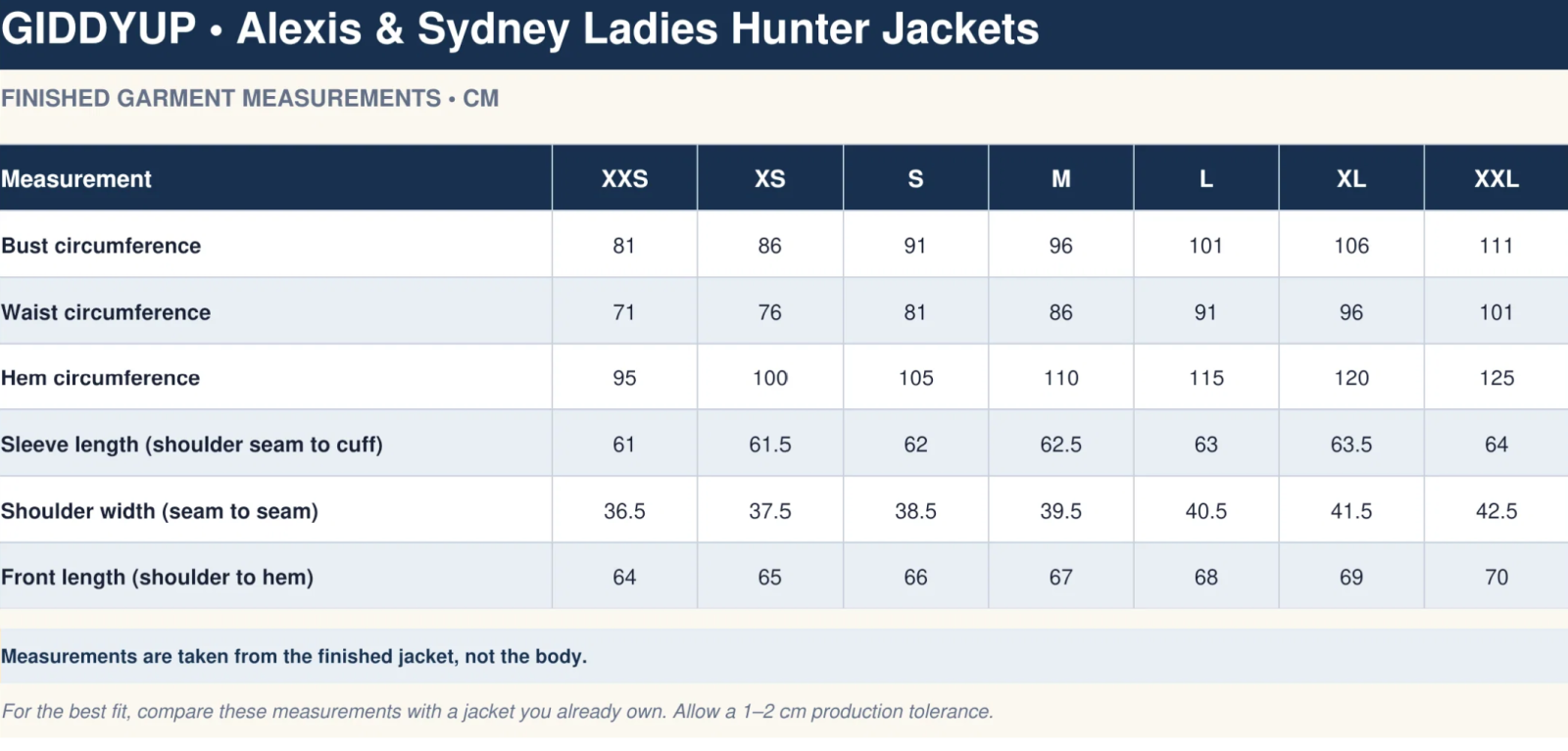 Giddyup Alexis & Sydney Dark Green Ladies Hunter Jackets