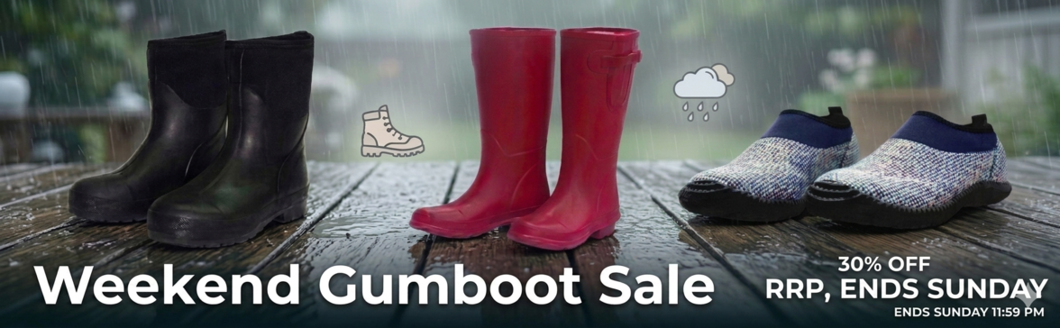 Weekend Gumboot Sale