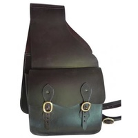 Double Leather Saddle Bag