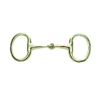 Eggbutt Snaffle Flat ring Bit 