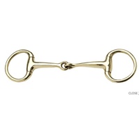 Gold Dressage Eggbutt Bit 