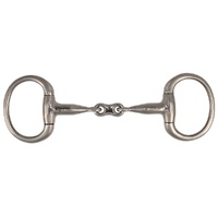 Eggbutt Snaffle Bit w/French Mouth & Round Rings