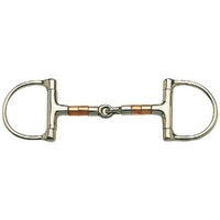 Copper Roller Mouth Dee Ring Snaffle Bit