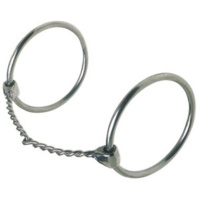 Loose Ring Snaffle w/Twisted Thin SS Wire Mouth