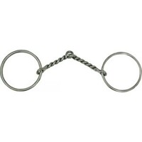 Ring Snaffle Twisted Wire Mouth Thin