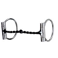 Weaver SS Twisted Snaffle D-Ring Bit