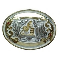 Belt Buckle - Barrel racer - 3 1/4"x4"
