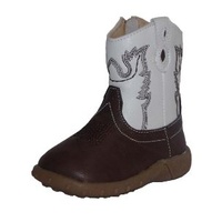 Baby Western Boot Brown/White