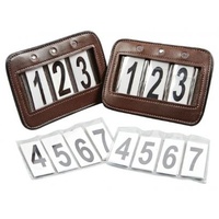 Collegaite Leather Bling Bridle Number Holders