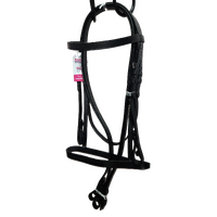 Flat Cavesson Snaffle Bridle