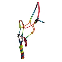 Bitless Bridle w/Reins - Rainbow