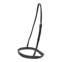 Flat Cavesson Noseband Cob Black