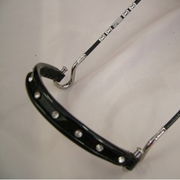 Mini Show Halter with Clear rhinestones nose