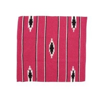 Horsemaster Navajo Saddle Blanket 32x32" [Colour: Pink]
