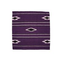 Horsemaster Navajo Saddle Blanket 32x32" [Colour: Purple]