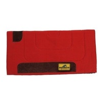 Horsemaster Felt Lined Canvas Saddle Pad - Red