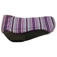 Fort Worth Barrel Contoured Saddle Pad - Purple