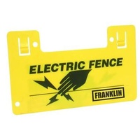 Electric Fence Warning Sign