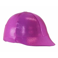 Hot Pink Metallic Helmet Cover