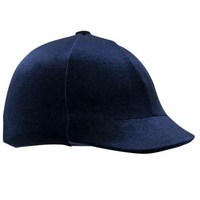 Navy Blue Velvet Helmet Cover