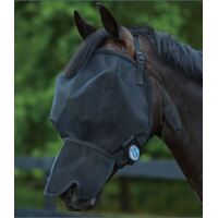 Fly Mask with Double Dart Ears and Nose