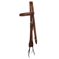 Fort Worth Barbed Wire Headstall Chesnut