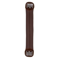 Dressage Girth Elastic Anti-Gall [Size: 45] [Colour: Brown]