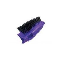 Bristle Back Grooming Mitt Purple