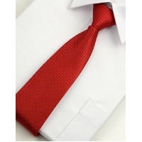 Red Equestrian Zipper Tie