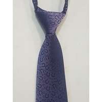 Horseshoe Adults Tie Purple