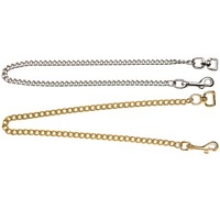 Brass Show Chain with Snap 18"/46cm
