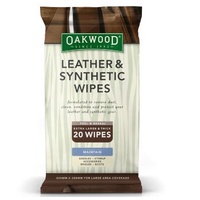 Oakwood Leather and synthetic wipes