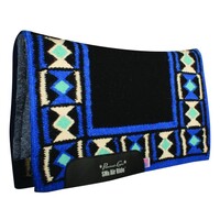 Professional's Choice SMx Air-Ride Hourglass Felt Lined Pad - Black/Blue