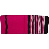 Western Saddle Blanket - Fushia/Black/White