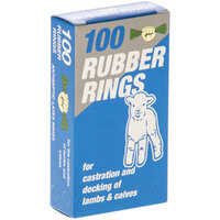 Rubber Rings for Sheep Goat Castration 100