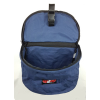 Canvas Collapsible Feed Bag -  Blue
