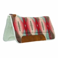 Weaver Contoured Sad Pad 30"x30" [Colour: Red/Turquiose]