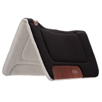 Weaver Contoured Saddle Pad 32"x32" Black H9