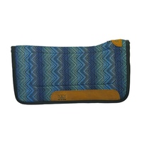 Weaver Tacky Tack Contoured Saddle Pad Blue H25
