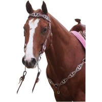 Horseshoe Bling Western Bridle