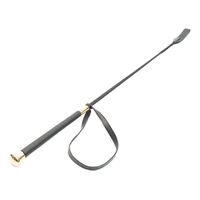Black Crop with Brass Top 75cm