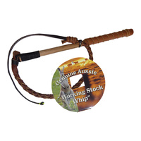 Chromehide 4 Plait Stock Whip - 1'