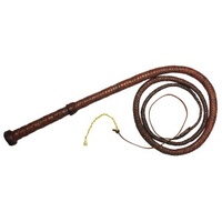 Flinders COWHIDE BULLWHIP - 12 Plait 