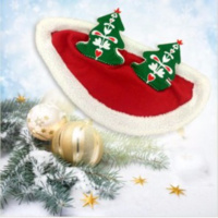 Christmas Horse Cap with Christmas Trees