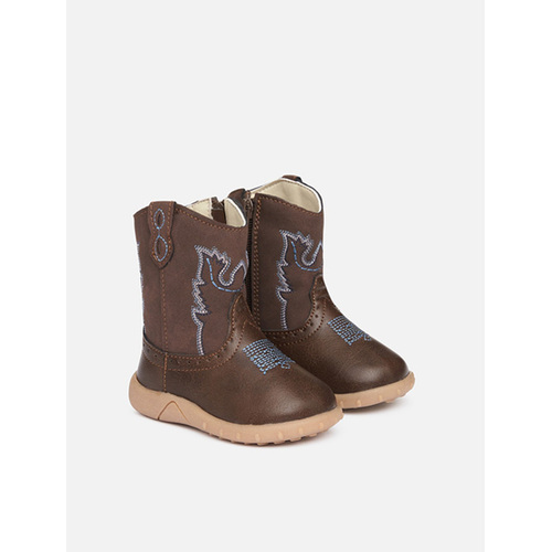 Baby Western Boots [Colour: Brown] [Size: 1]