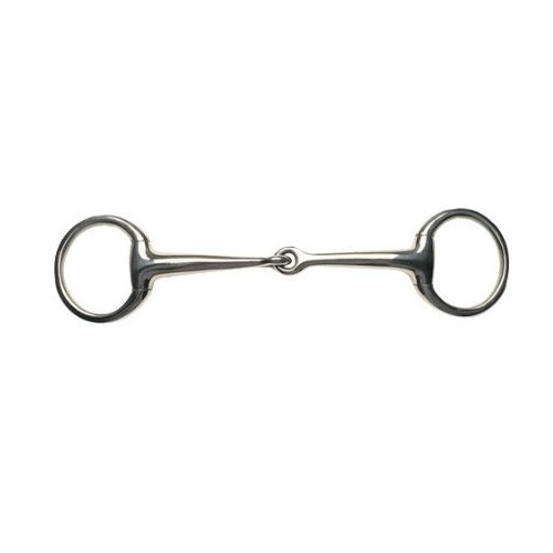 Small Ring Eggbutt Bradoon Snaffle Bit [Size: Shetland 4"]