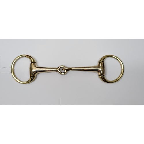 Brass Eggbutt Snaffle [Size: XS Mini     3 "]