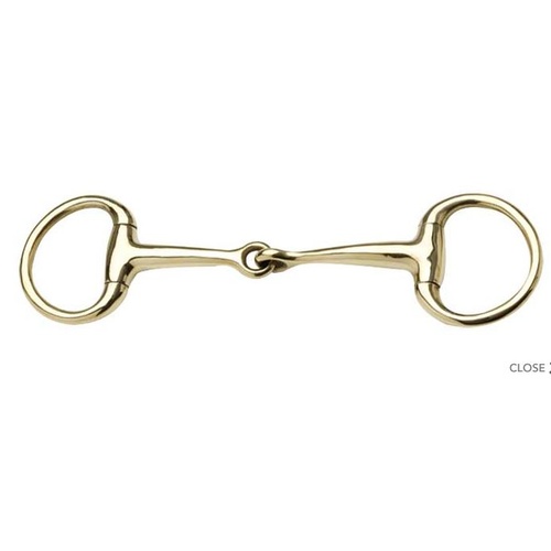 Gold Dressage Eggbutt Bit [SIZE: PONY]