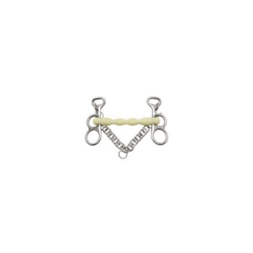 Butterfly-White Mouth Sm/Rings [SIZE: PONY/ 11.5cm / 4 1/2"]