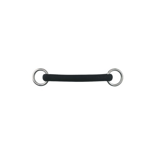 SMALL RING MULLEN SHOW BIT w/Full Rubber Covered Mouth [SIZE: PONY]
